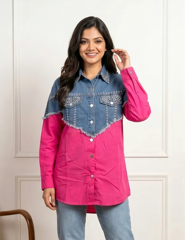 Mask_Women_S_Shirt_Hot_Pink