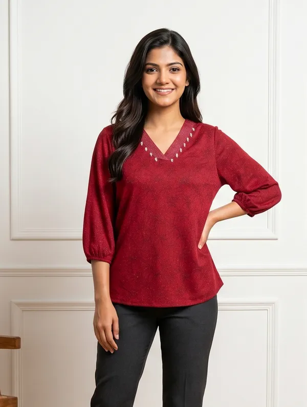 Mask_Women_S_Top_Maroon