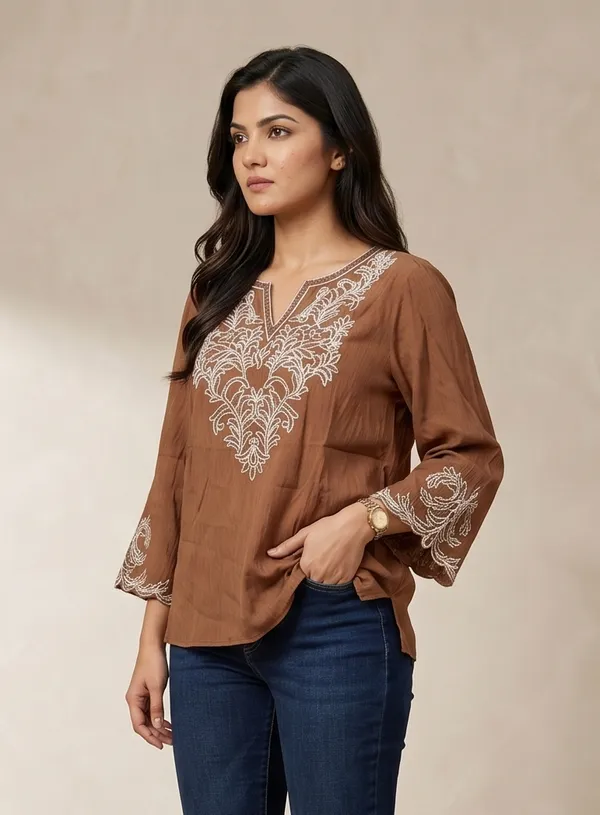 Mask_Women_S_Top_Brown