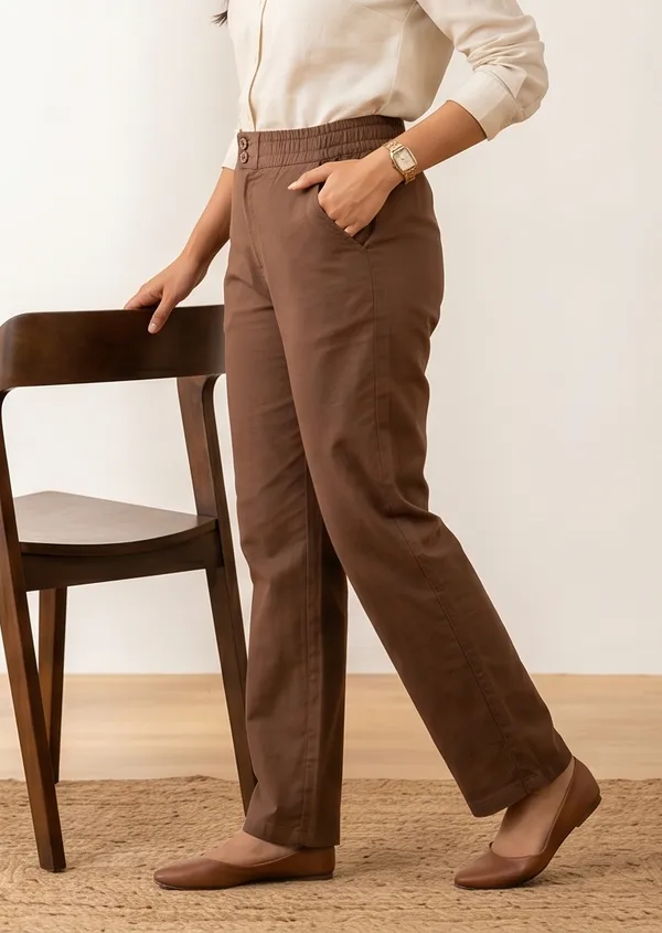 Mask_Women_S_Trouser_Brown