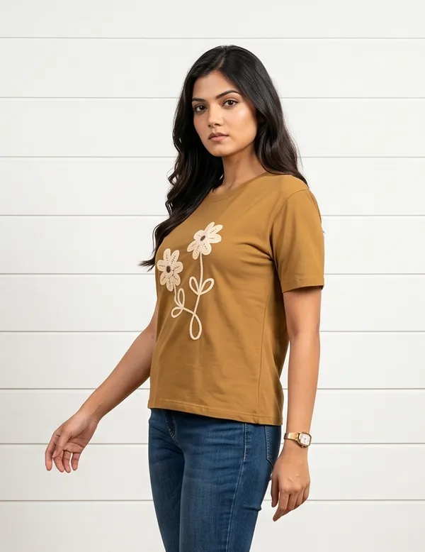 Mask_Women_S_T_Shirt_Brown