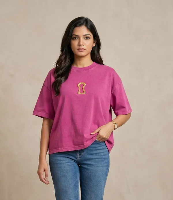 Mask_Women_S_T_Shirt_Hot_Pink