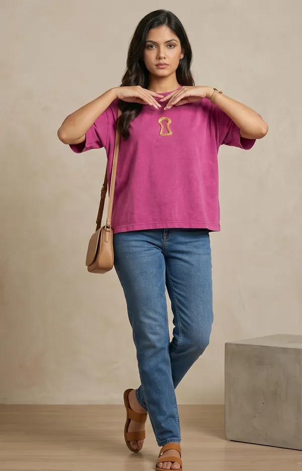 Mask_Women_S_T_Shirt_Hot_Pink
