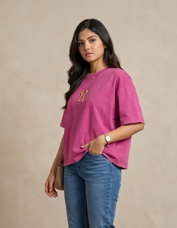 Mask_Women_S_T_Shirt_Hot_Pink