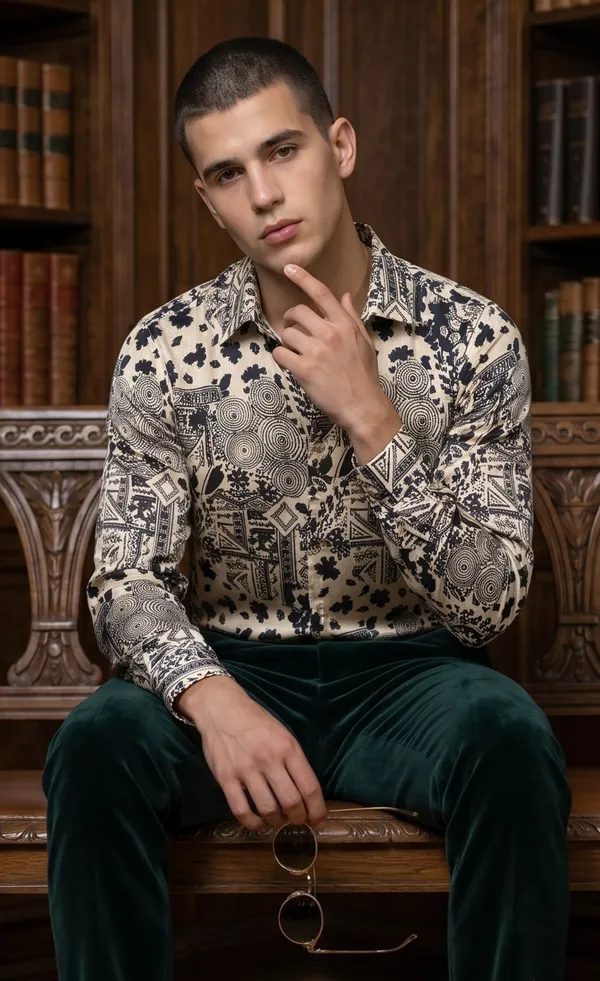 Sigotto_Men_S_Shirt_Beige_Print