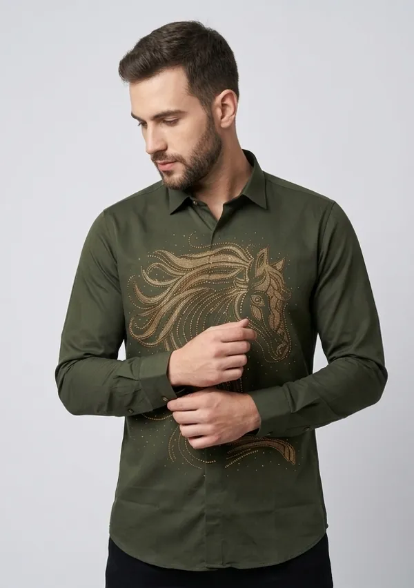 Manzon_Men_S_Shirt_Green