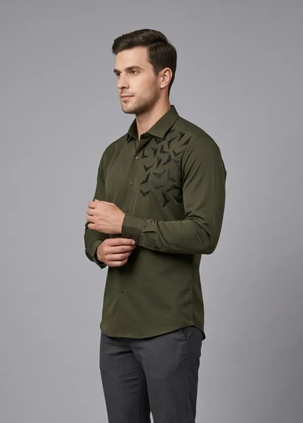 Manzon_Men_S_Shirt_Green