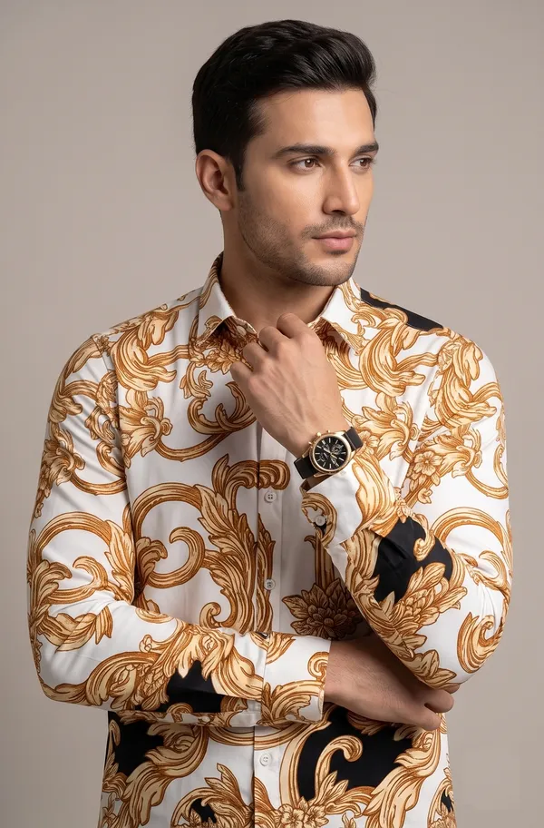 Sigotto_Men_S_Shirt_White_Print