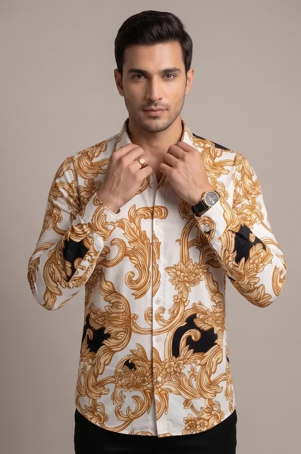 Sigotto_Men_S_Shirt_White_Print