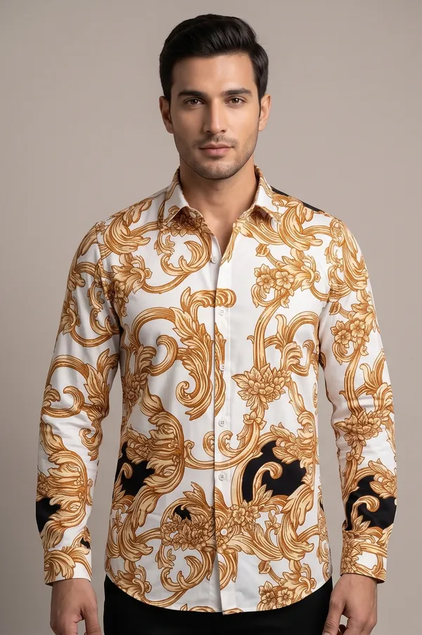 Sigotto_Men_S_Shirt_White_Print