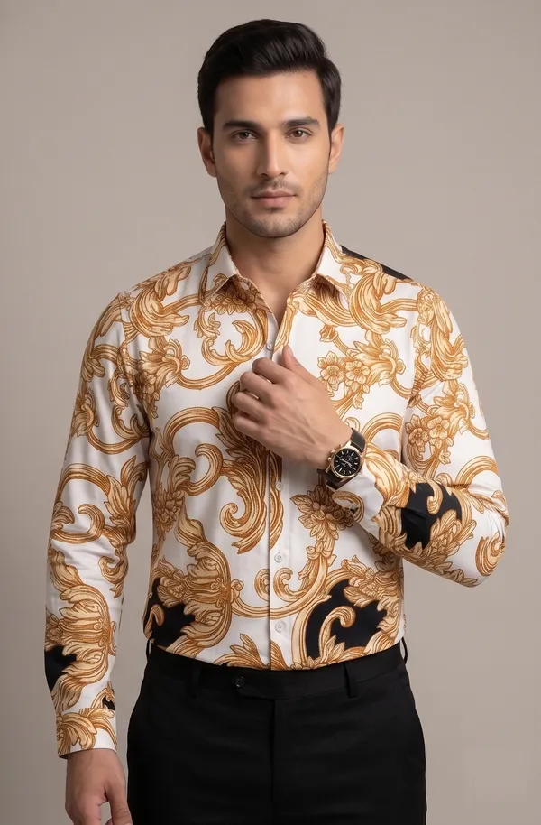 Sigotto_Men_S_Shirt_White_Print