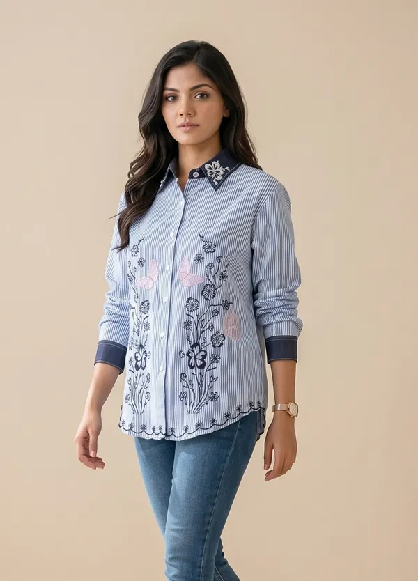 Mask_Women_S_Shirt_Blue