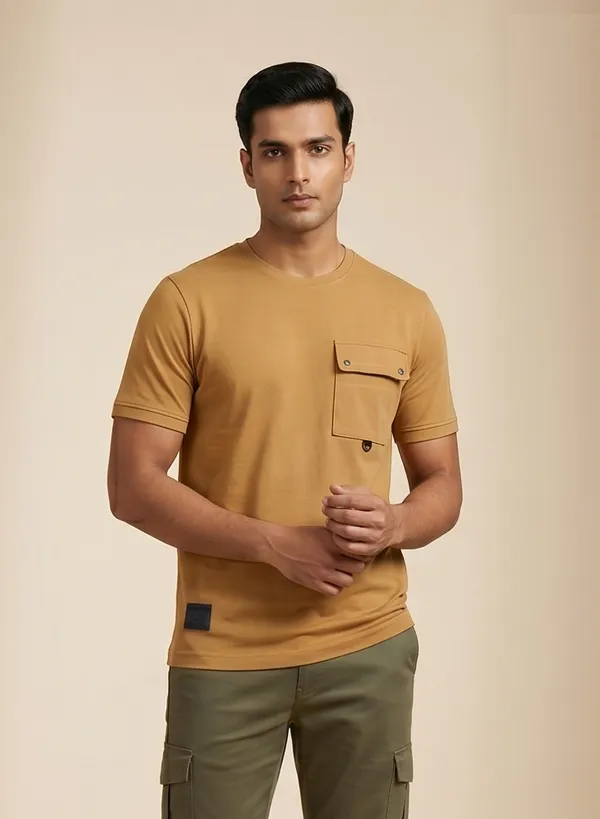 Riverblue_Men_S_T_Shirt_Khakhi