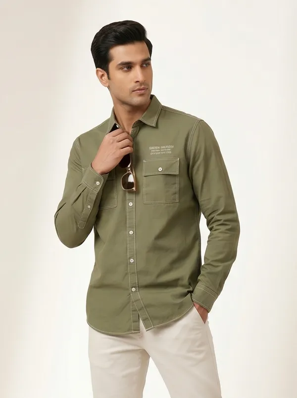 Riverblue_Men_S_Shirt_Green