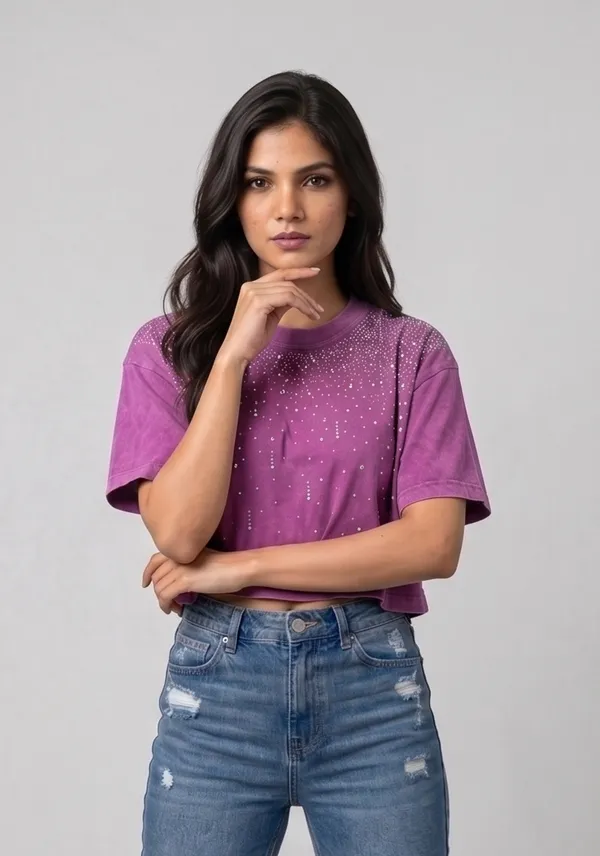 Mask_Women_S_T_Shirt_Purple