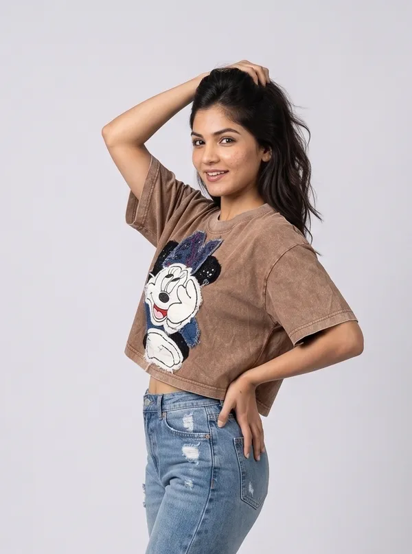 Mask_Women_S_T_Shirt_Brown