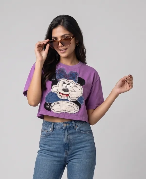 Mask_Women_S_T_Shirt_Purple