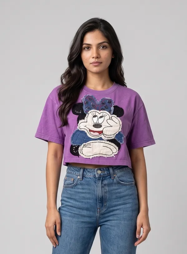 Mask_Women_S_T_Shirt_Purple