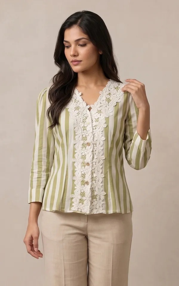 Mask_Women_S_Shirt_Green