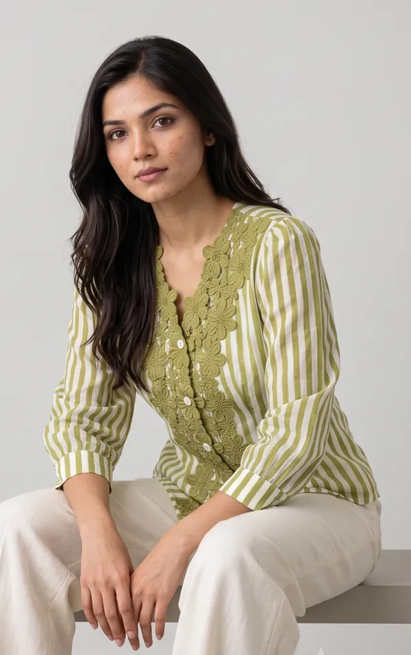 Mask_Women_S_Shirt_Green