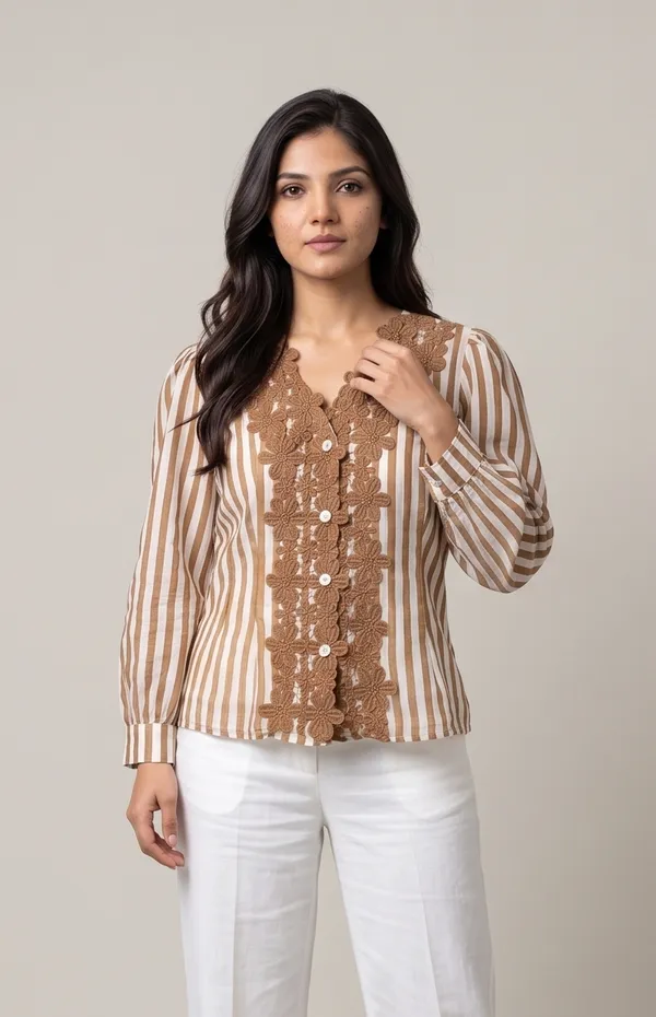 Mask_Women_S_Shirt_Brown