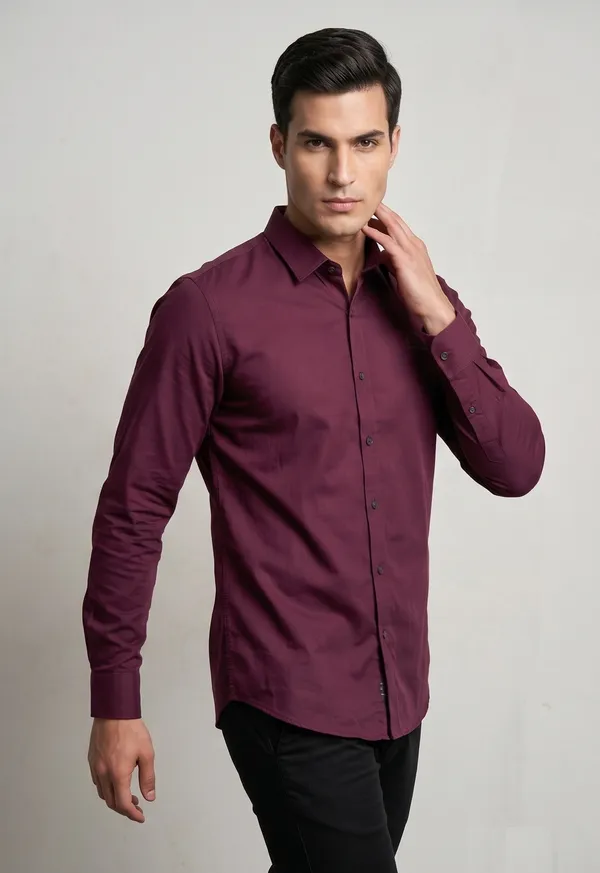Riverblue_Men_S_Shirt_Maroon
