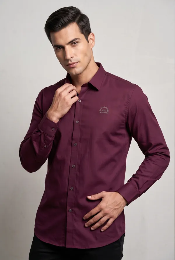 Riverblue_Men_S_Shirt_Maroon