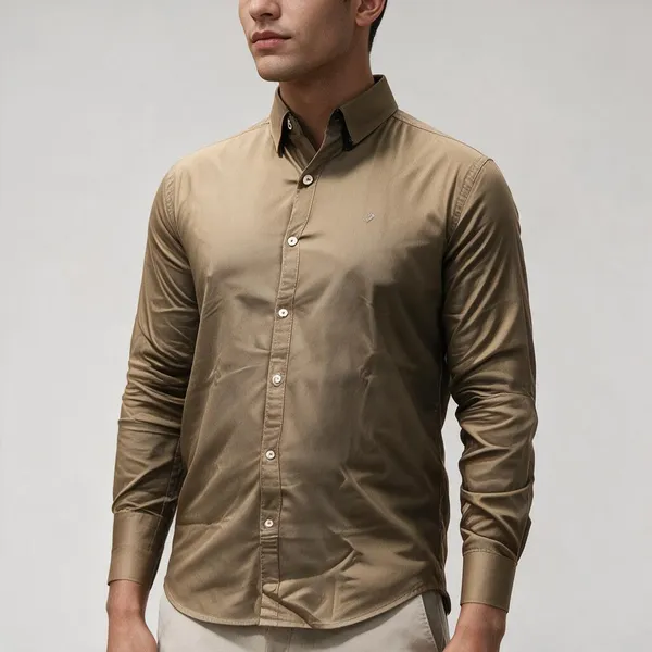 Brown_Cotton_Shirt_For_Men