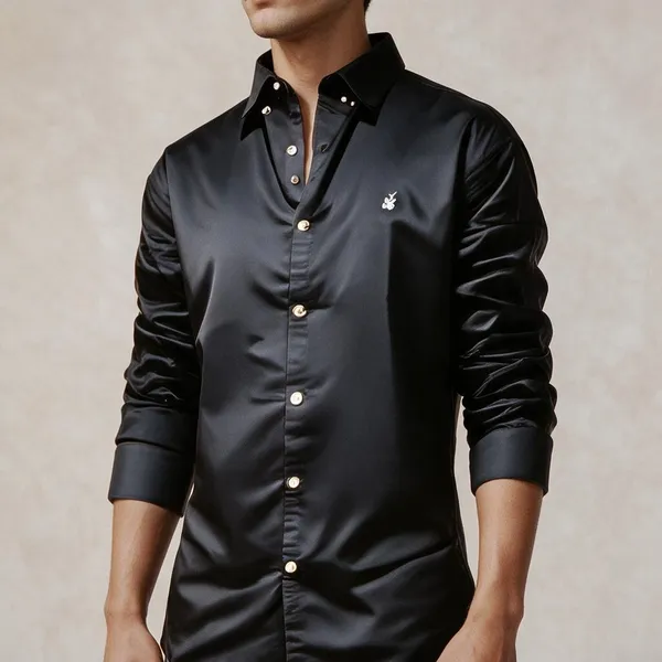Black_Cotton_Shirt_For_Men