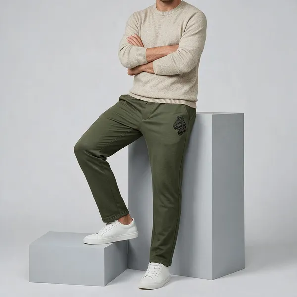 Green_Cotton_Pant_For_Men