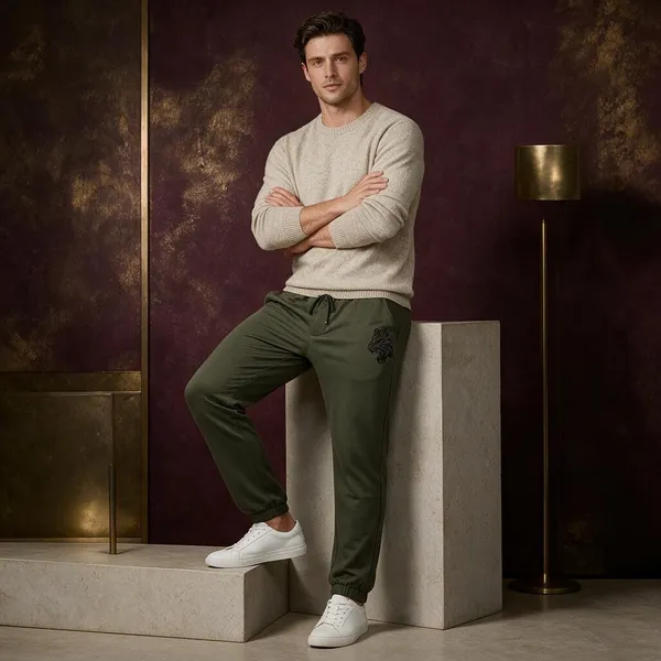 Green_Cotton_Pant_For_Men