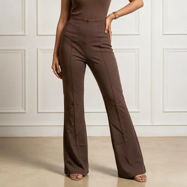 Coffee_Cotton_Trouser_For_Women
