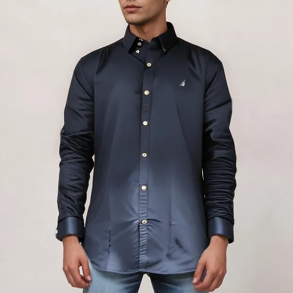 Dark_Blue_Cotton_Shirt_For_Men