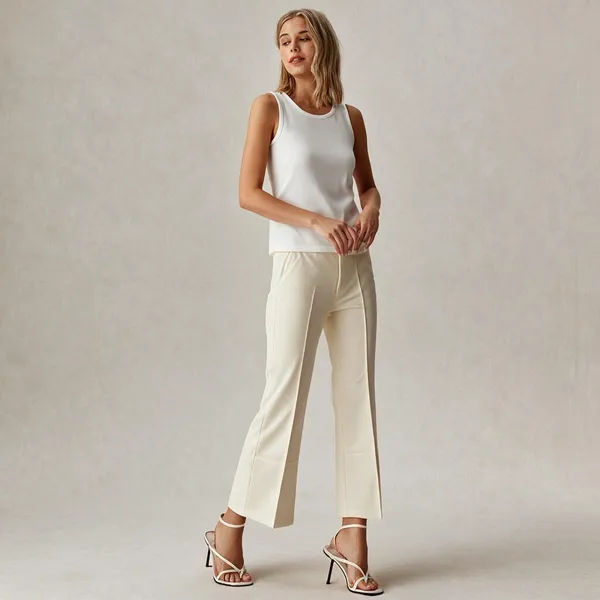 Cream_Cotton_Trouser_For_Women