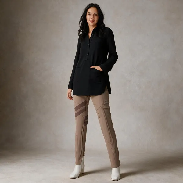 Brown_Cotton_Legging_For_Women