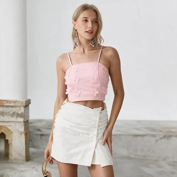Pink_Cotton_Crop_Top_For_Women