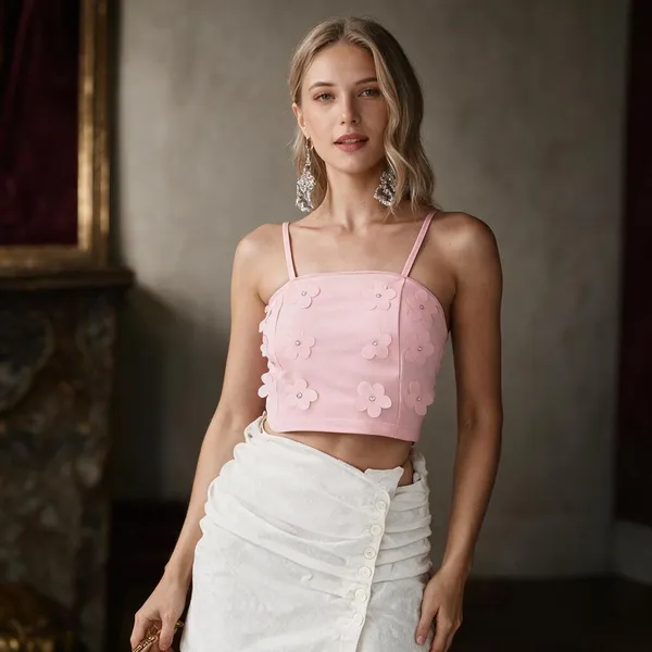 Pink_Cotton_Crop_Top_For_Women