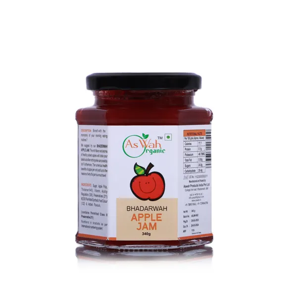 Aswah_Organic_Bhadarwah_Apple_Jam_340G