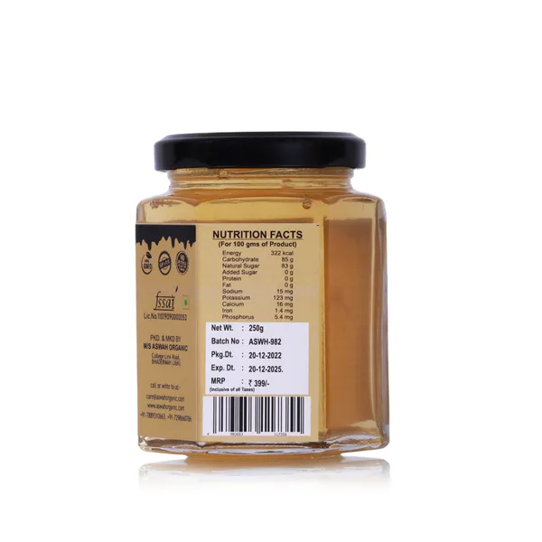 Aswah_Organic_Kashmiri_Acacia_Honey_250g