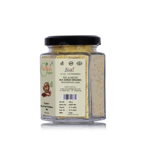 Aswah_Organic_Kashmiri_Dry_Fruit_And_Saffron_Mix