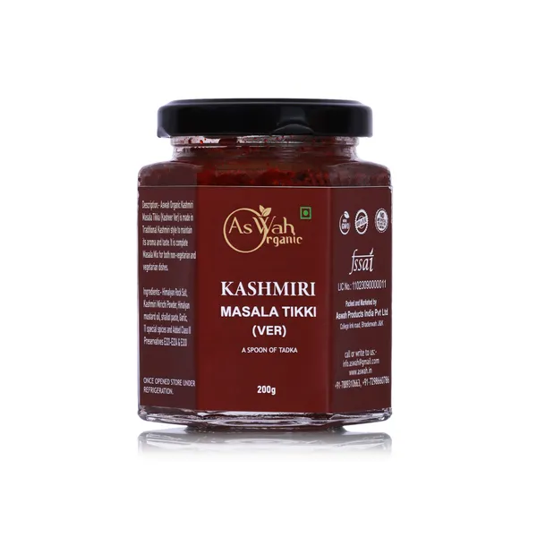 Aswah_Organic_Kashmiri_Masala_Tikki_200g