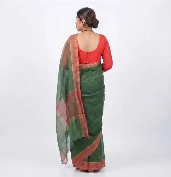 Multicolor_Cotton_Stripe_Handloom_Saree