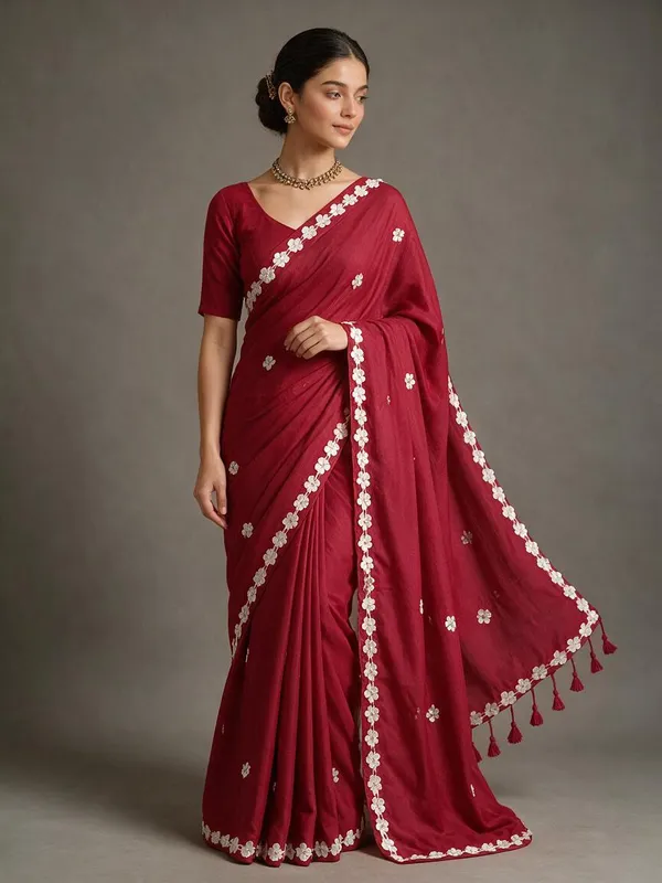 Red_Violet_Cotton_Lace_Border_Design_Saree