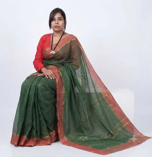 Multicolor_Cotton_Stripe_Handloom_Saree