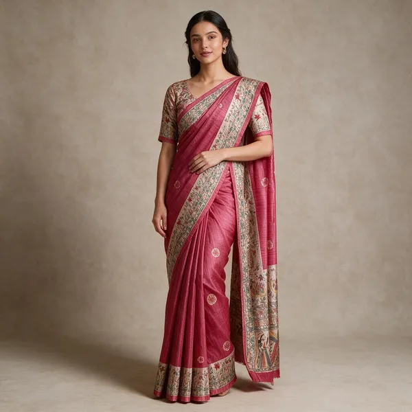 Pink_Printed_Handloom_Cotton_Silk_Saree
