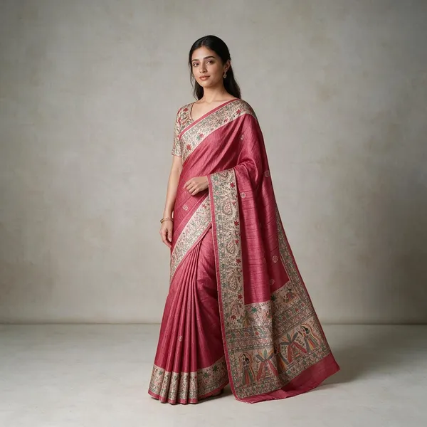 Pink_Printed_Handloom_Cotton_Silk_Saree