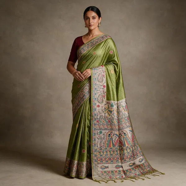 Green_Woven_Handloom_Cotton_Silk_Saree