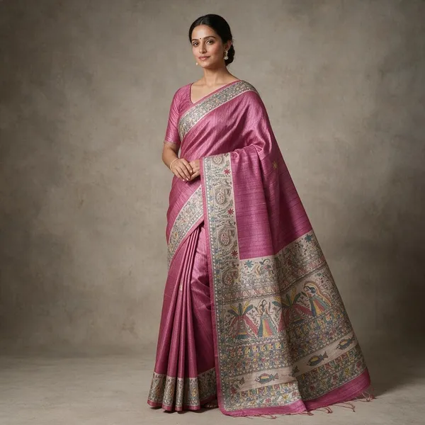 Pink_Printed_Handloom_Cotton_Silk_Saree