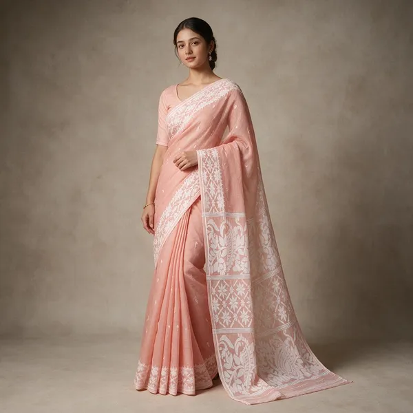 Misty_Rose_Premium_Quality_Dhakai_Jamdani_Saree