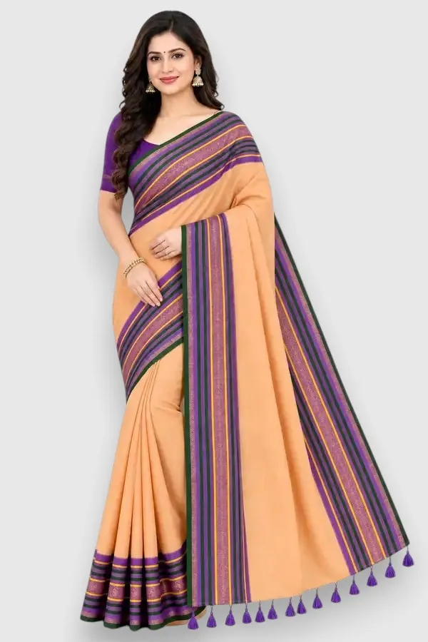Multicolor_Jacquard_Weaving_Mul_Cotton_Saree